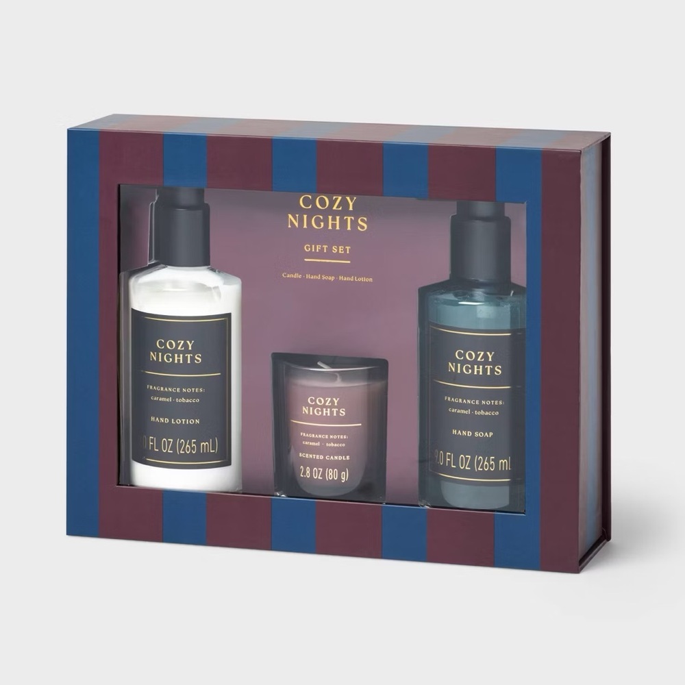 3pc Personal Care Hand Soap and Lotion Candle Gift Set - Threshold